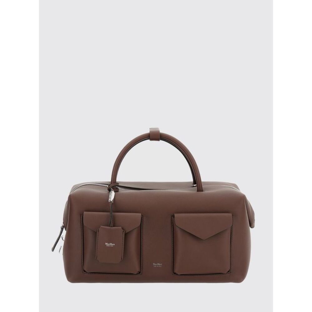 Max Mara Women Cargo Leather Holdall Bag Max Mara